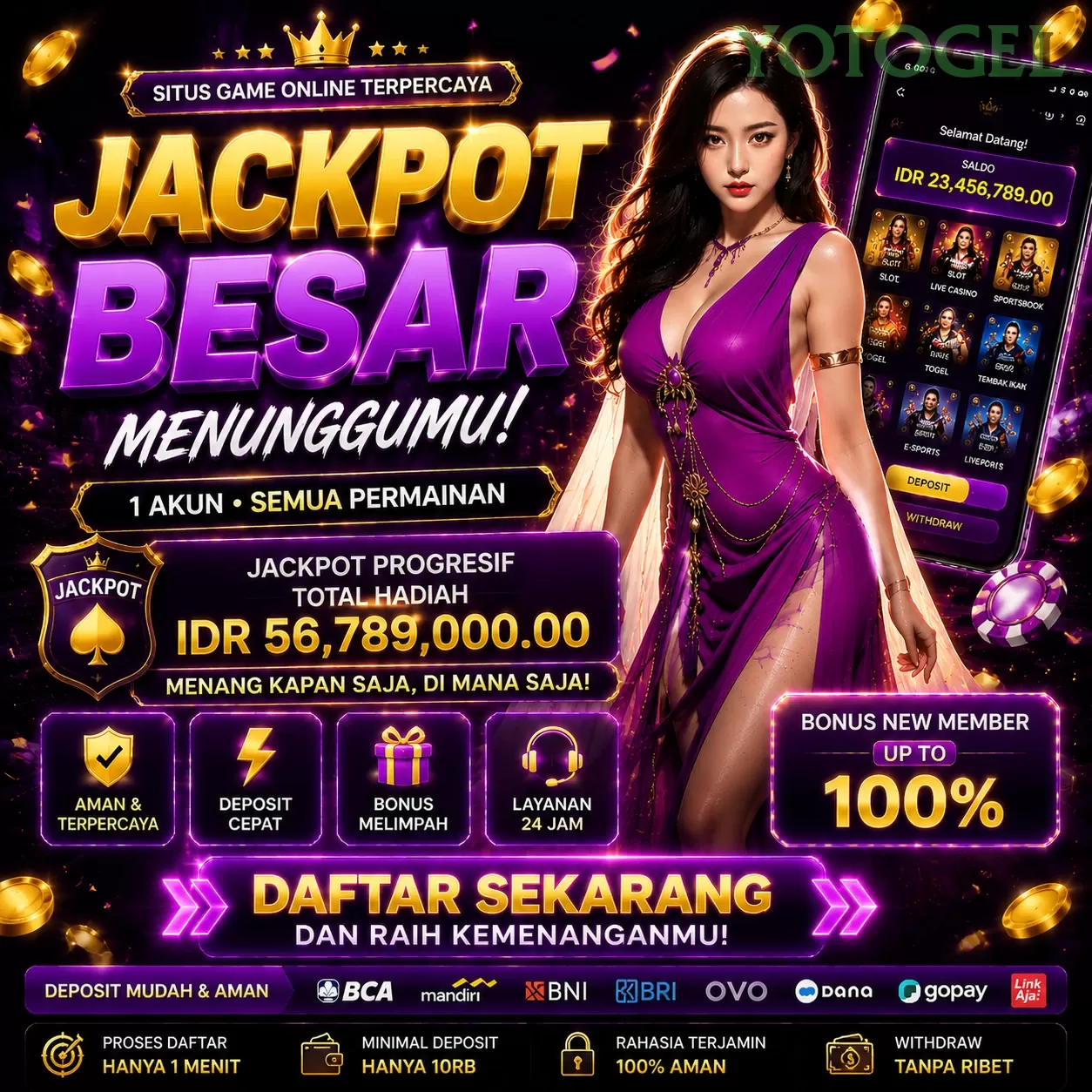 Login yotogel Sekarang Bonus Melimpah